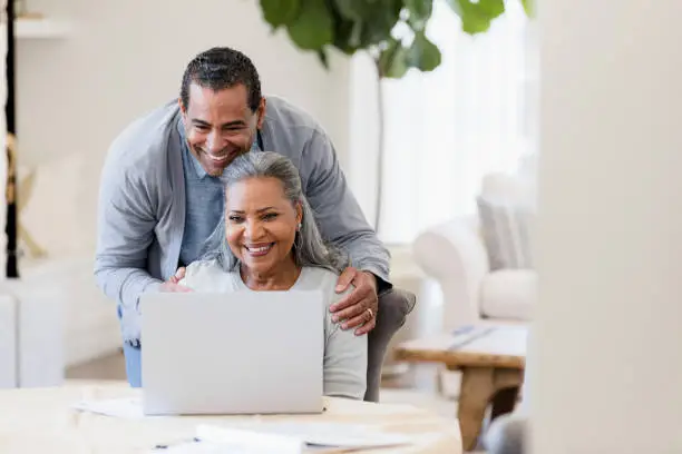 Photo of Grandparents have a video call