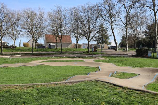 istock Autun - Bicross, rollerblading, skateboarding and trotinette track 1391480460