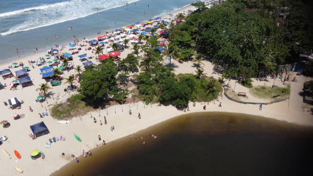 istock Praia da barra do una drone images 1391481866