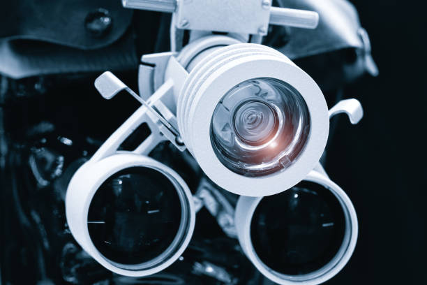 istock industrial video camera lens for observation and measurement of technical parameters, industrial optics concept 1391484299