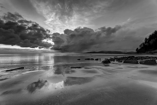 sunset at the Atlantic. Location: Sligo coastline, Ireland. Long exposure shot.Similar images: