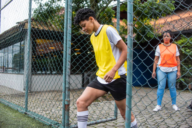 istock Arriving to play football 1391495263