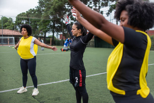 istock Warming up before the football game 1391495288