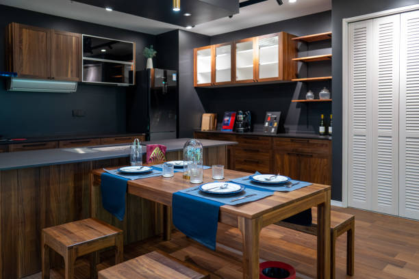 Small and exquisite family restaurant in modern home