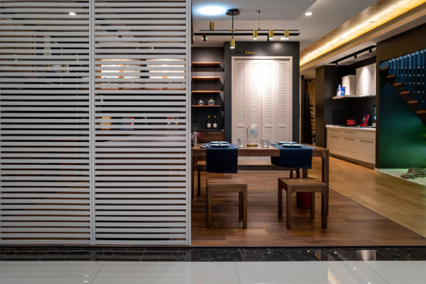istock Small and exquisite family restaurant in modern home 1391502195
