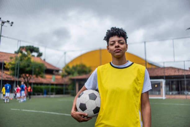 istock Soccer player portrait 1391525584