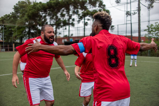 istock Players celebrating a goal 1391525800