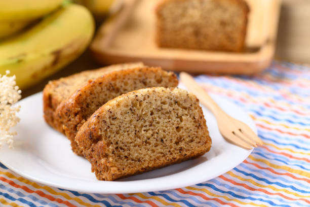 istock Banana bread on white plate 1391530776