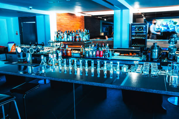 istock Bar counter in a cozy restaurant 1391536798