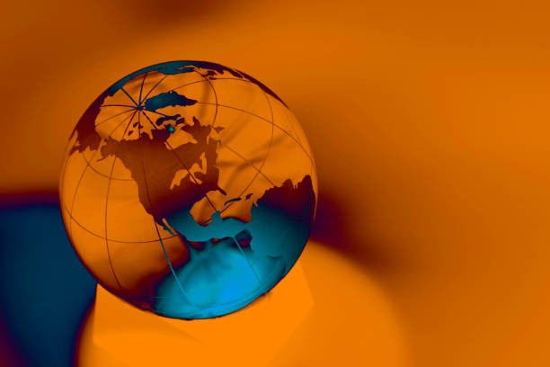 Globe Planet Earth And November On White Background”