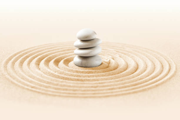 istock Zen japanese garden background 1391548879