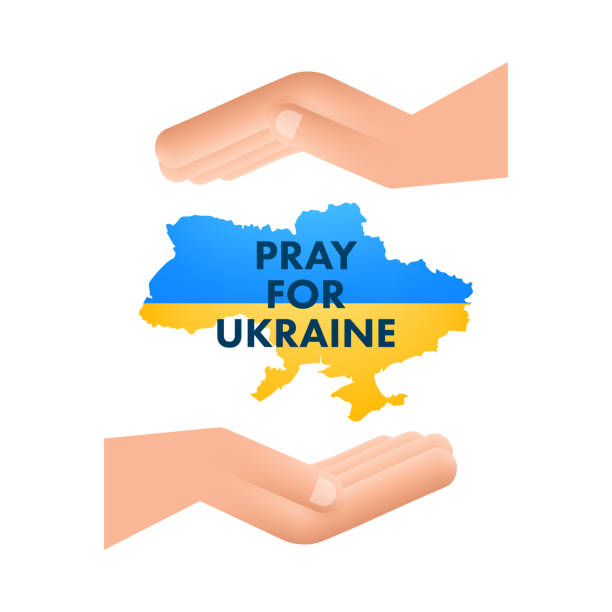 istock Russia-ukraine war. Stop War. Red heart. Help, pray for ukraine. Vector stock illustration 1391552293