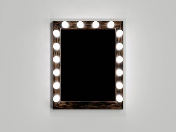 istock Woman's makeup place with mirror and bulbs 1391555581