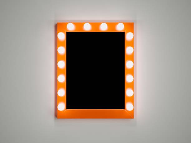 istock Woman's makeup place with mirror and bulbs 1391555582