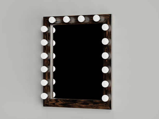 istock Woman's makeup place with mirror and bulbs 1391555584