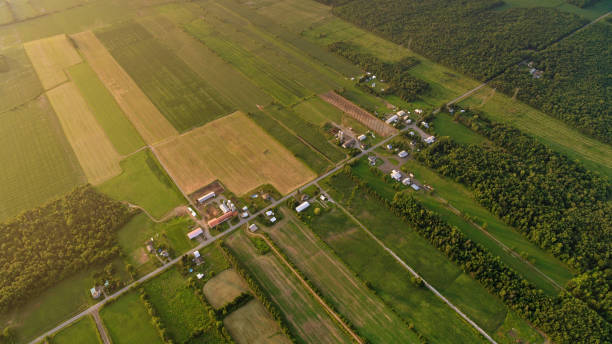 istock View of agricultural fields 1391579483