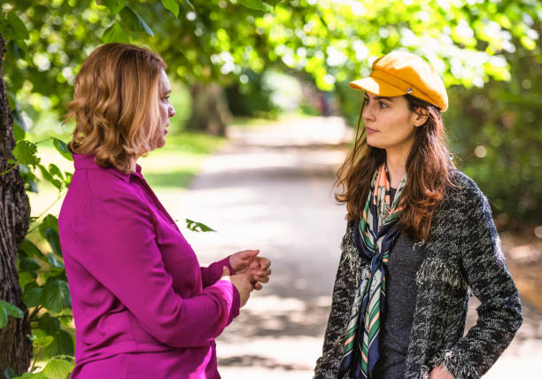 Support - Friends talking in the park