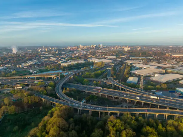 Gravelly Hill Interchange, also known as Spaghetti Junction, is a famous junction in the UK. It is junction 6 of the M6 motorway where it meets the A38 Aston Expressway in the Gravelly Hill area of Birmingham, England. The interchange was opened on 24 May 1972.