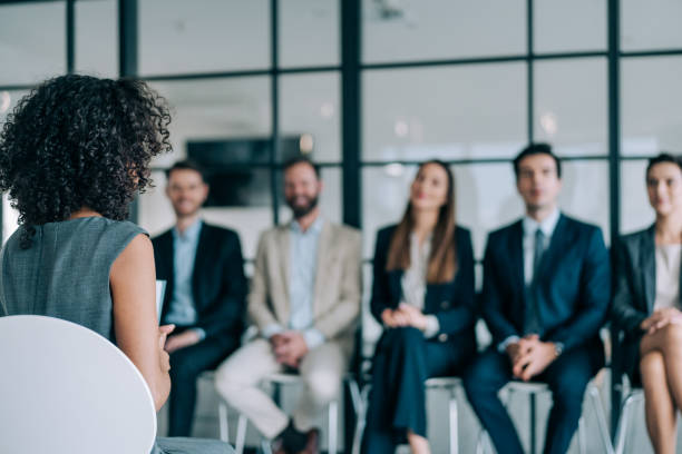 istock Candidates waiting for job interview. 1391590206