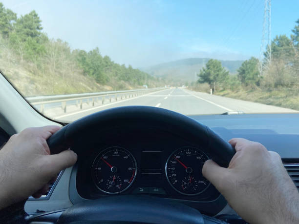 istock Car driving on the highway 1391590879