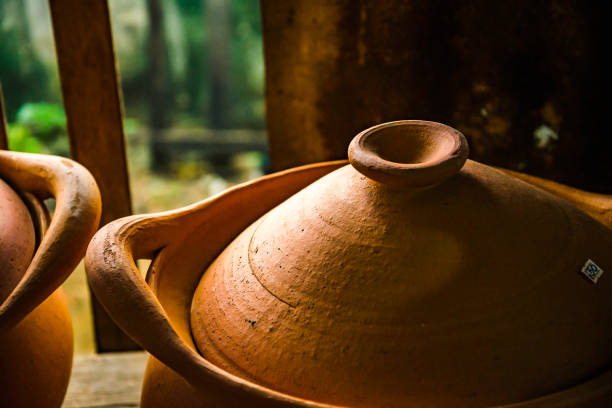 istock Earthenware Arts and Crafts Fair at Koh Kret, Nonthaburi, Thailand. 1391601330