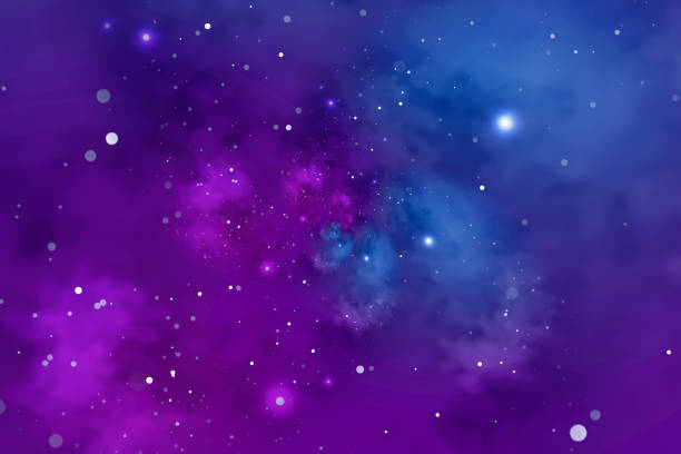 istock Starry background with blue and violet nebula. Concept for space, astronomy, galaxy, universe, science 1391602557