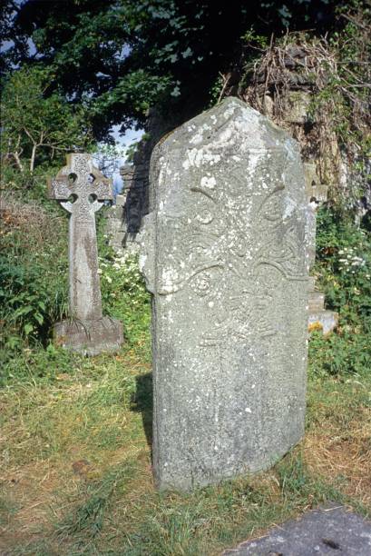 istock Celtic stone crosses in Fahan, Ireland 1391608579