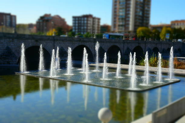 istock Fountains in Madrid Rio 1391610382