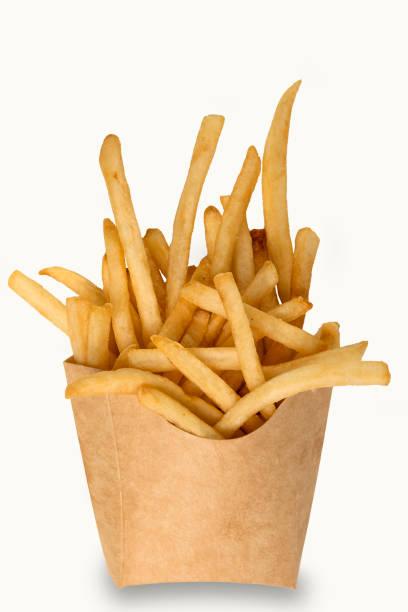 istock french fries in package isolated on white background 1391616259