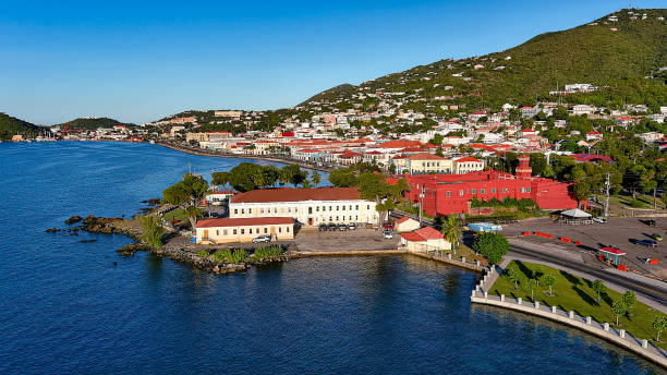 Charlotte Amalie St. Thomas stock photo