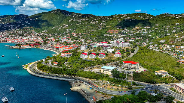 Charlotte Amalie St. Thomas 2 stock photo
