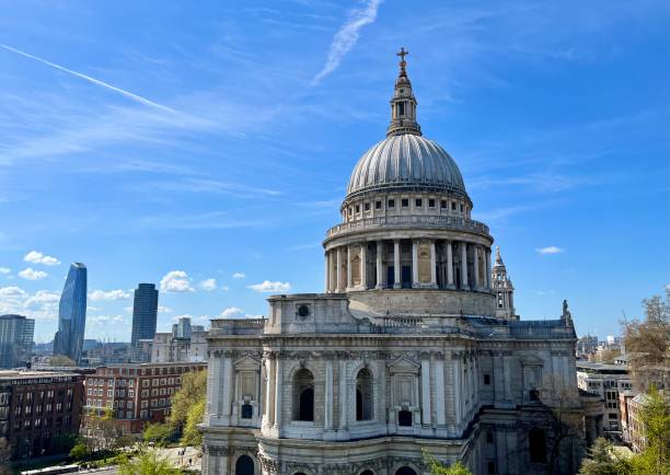 catedral de são paulo em londres - catedral de são paulo londres - fotografias e filmes do acervo