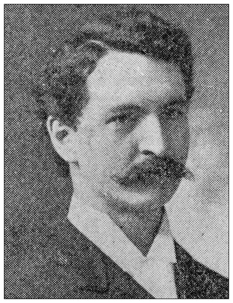 istock Antique portrait of famous people: Jerome Hale Raymond 1391633875