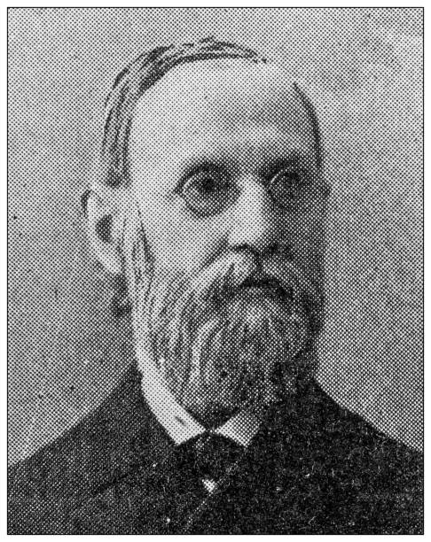 istock Antique portrait of famous people: William Rice 1391634028