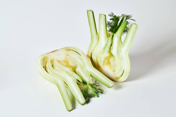 istock Fresh organic whole and sliced Fennel bulbs 1391634052