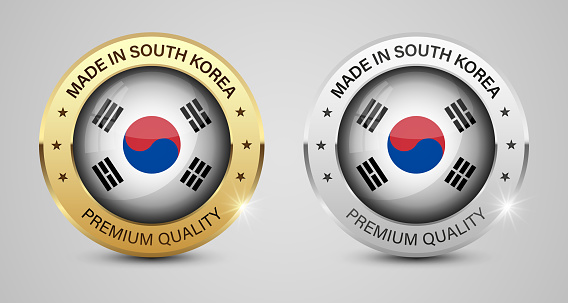 Made in SouthKorea graphics and labels set. Some elements of impact for the use you want to make of it.