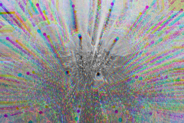 Hologram, abstraction, water, fountain, splashes