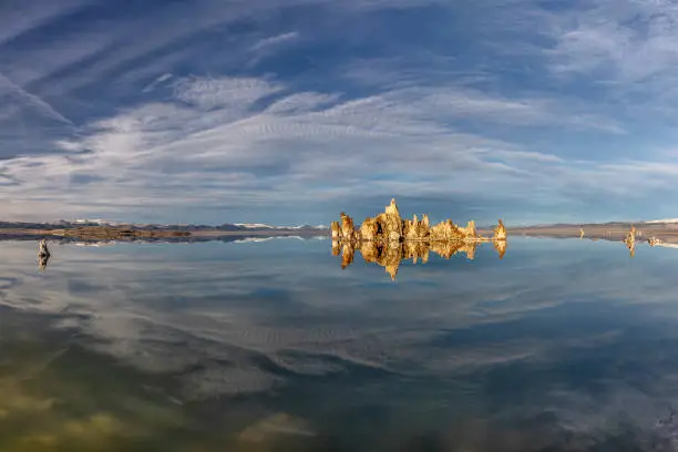 Sunsetting at South Tusa, Mono Lake. This tufa formation is commonly referred to by photographers as 'The Shipwreck'.