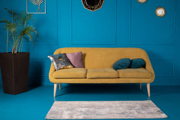 istock Luxury living room in house with modern interior design, 1391725468