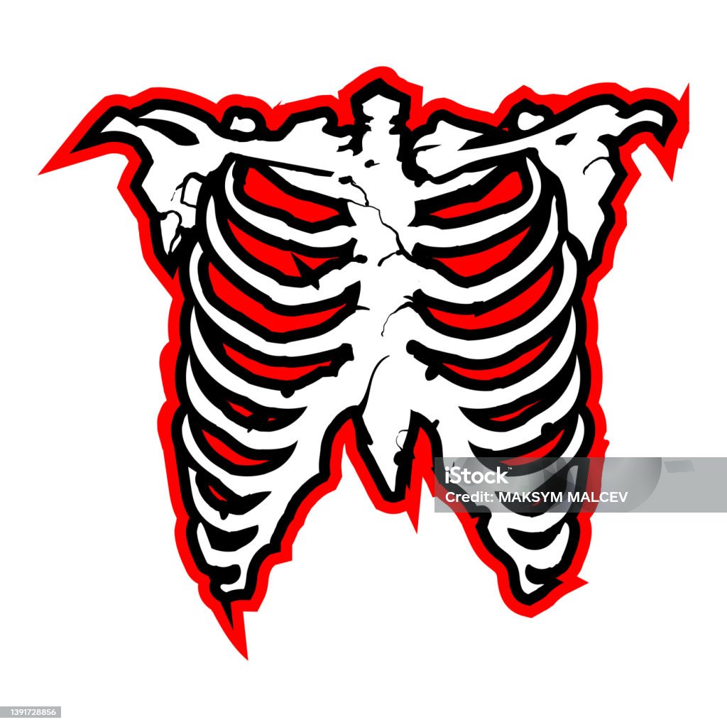 Xương Ngực Đen Áo Phông In Cho Kinh Dị Hoặc Halloween Hình Minh ...