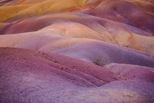 istock Chamarel seven coloured earths on Mauritius island. 1391731218