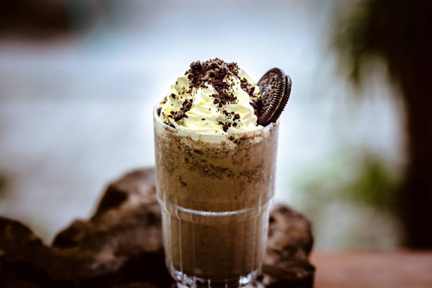 Cookie Ice Blended High Resolution Stock Photo