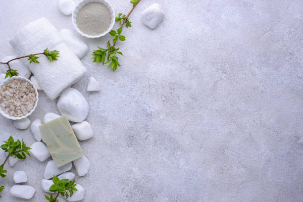 istock Spa concept. Natural beauty cosmetics 1391732256