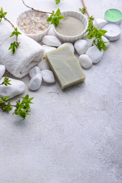 istock Spa concept. Natural beauty cosmetics 1391732271