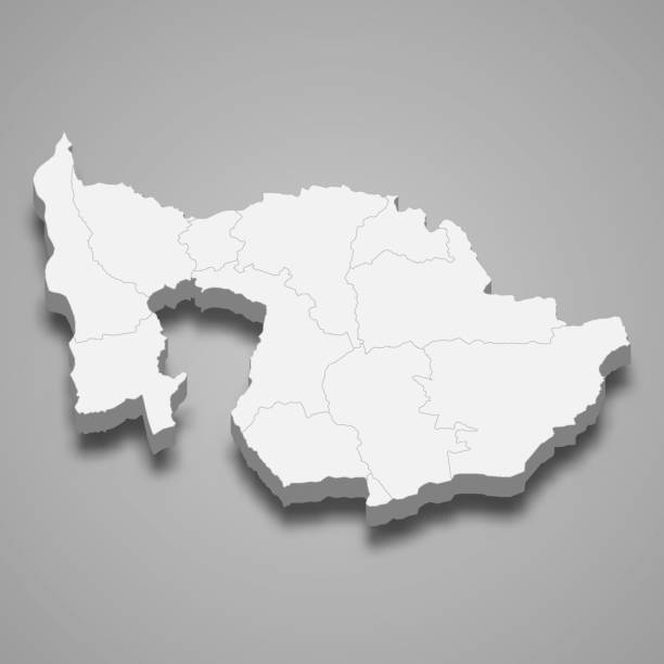 istock 3d isometric map of Zug is a canton of Switzerland 1391735547