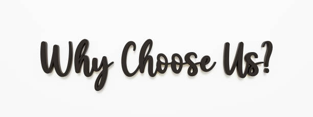 istock Why choose us? Job interview. Black capital letters against white background. 1391740016