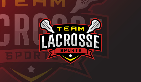 Lacrosse Logo sport emblem design