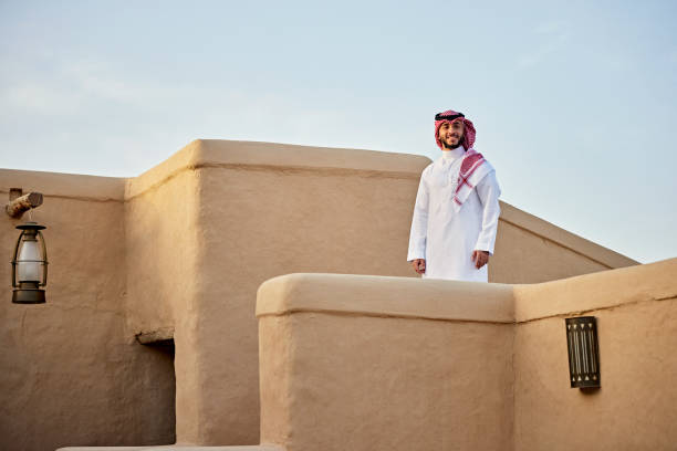 istock Portrait of early 30s Middle Eastern man at Diriyah ruins 1391746562