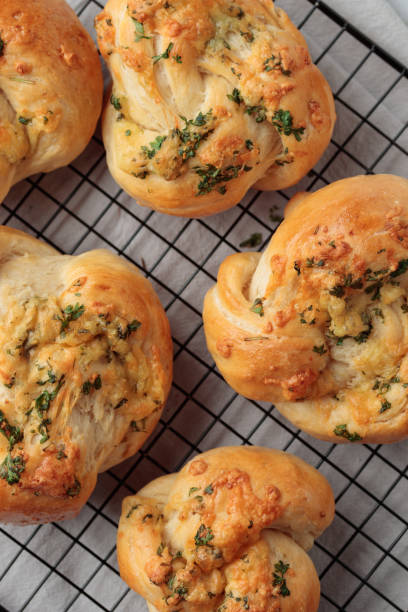 istock Homemade pastry - buns with parsley 1391746701