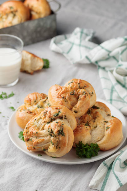 istock Homemade pastry - buns with parsley 1391747750